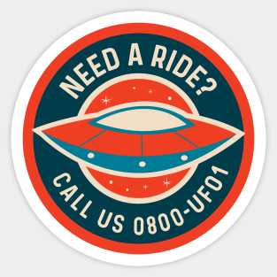 Need a ride? Sticker